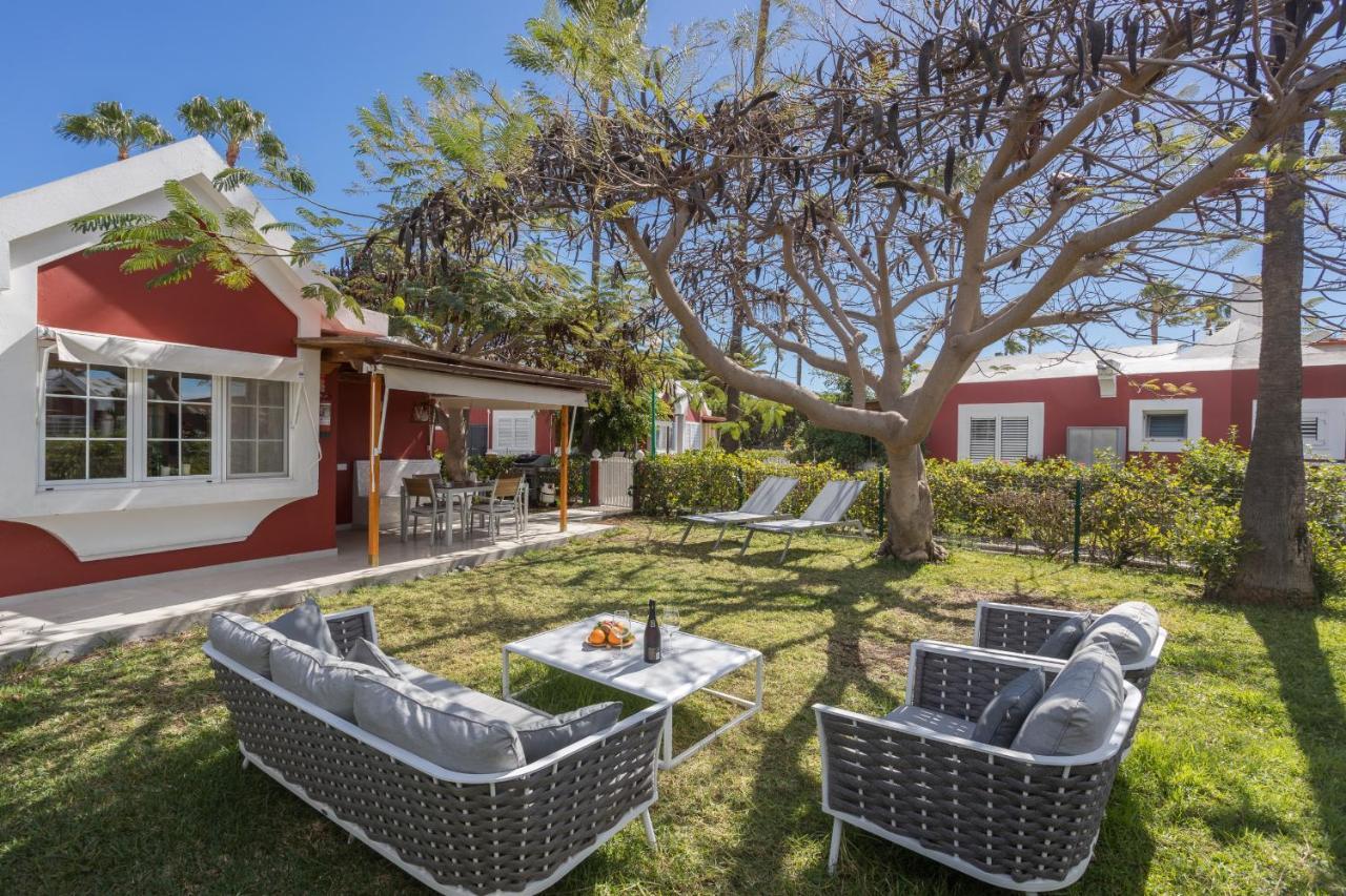 Lightbooking Tunos 73 Maspalomas Gran Jardin Y Barbacoa Esterno foto