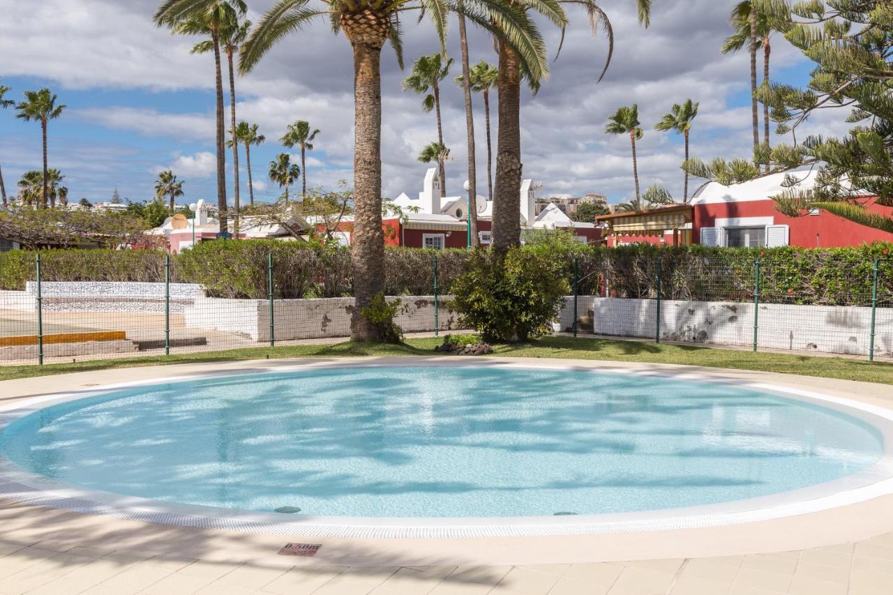 Lightbooking Tunos 73 Maspalomas Gran Jardin Y Barbacoa Esterno foto